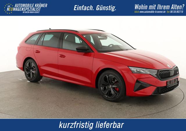 Skoda Octavia Combi - 2.0 TSI 195 kW RS DSG, Pano, AHK, Navi, Matrix, Side, Winter, 5 J.-Garantie
