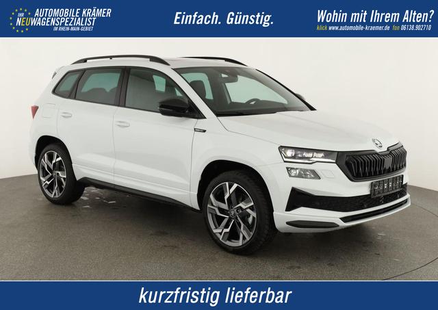 Skoda Karoq - Sportline 4x4 2.0 TSI DSG Sportline, Pano, AHK, Navi, Matrix, Side, Winter, 5 J.-Garantie