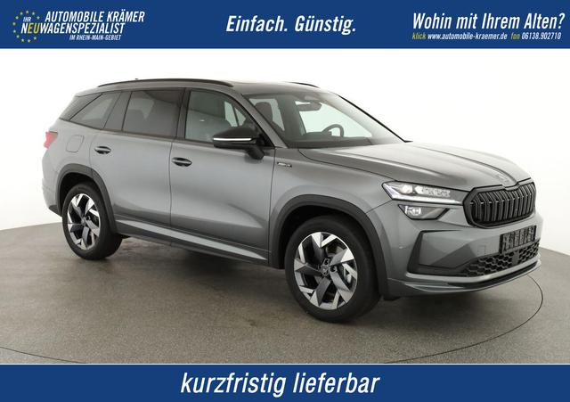 Skoda Kodiaq - 2.0 TDI 142 kW 4x4 Sportline DSG Sportline, Pano, AHK, Navi, Matrix, el. Klappe, Side, Winter, 19-Zoll