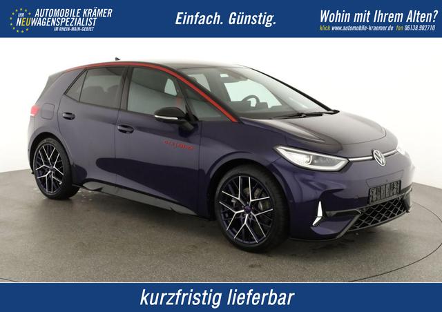 Volkswagen ID.3 - GTX Performance 240 kW Fire+Ice kW, HuD, IQ.Drive, IQ.Light, H&K, W&auml;rmepumpe, 20-Zoll, 3 J.-Garantie