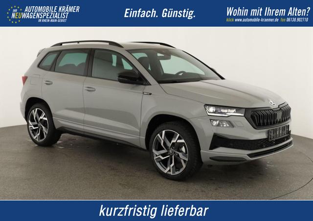 Skoda Karoq - Sportline 4x4 2.0 TSI DSG Sportline, Pano, AHK, Navi, Matrix, Side, Winter, 5 J.-Garantie