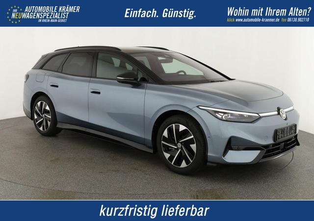 Volkswagen ID.7 - Tourer Pro Black, AHK, HuD, IQ.Light, IQ.Drive, AreaView, Side, Winter, 19-Zoll