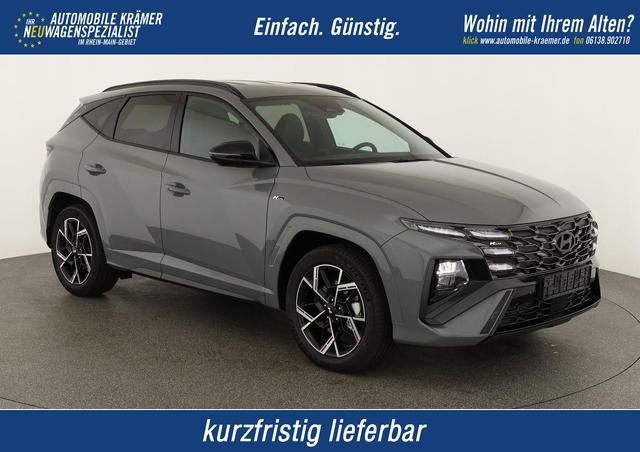Hyundai TUCSON - 1.6 T-GDI DCT 4WD N-LINE, AHK, el. Klappe, Teilleder, Navi, Kamera, ACC
