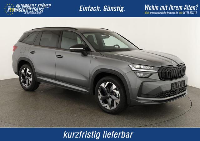 Skoda Kodiaq - 2.0 TSI 150 kW 4x4 Sportline DSG Sportline, 7-Sitzer, AHK, Navi, Matrix, Side, Kamera, Winter, 19-Zoll, 4 J.-Garantie