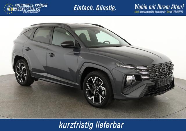 Hyundai TUCSON - 1.6 T-GDI DCT 4WD N-LINE, AHK, el. Klappe, Teilleder, Navi, Kamera, ACC