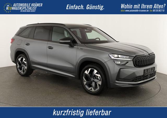 Skoda Kodiaq - 2.0 TDI 110 kW Sportline DSG Sportline, 7-Sitzer, AHK, Navi, Matrix, Kamera, Side, el. Klappe, 19-Zoll