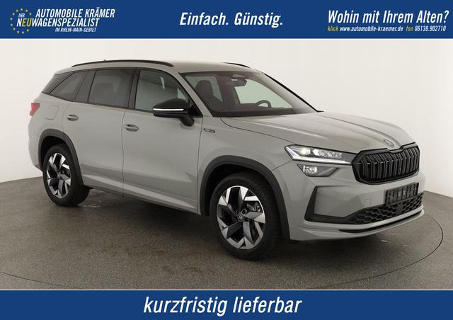 Skoda Kodiaq - 1.5 TSI mHEV 110 kW Sportline DSG Sportline, AHK, Navi, Matrix, el. Klappe, Side, Winter, 19-Zoll