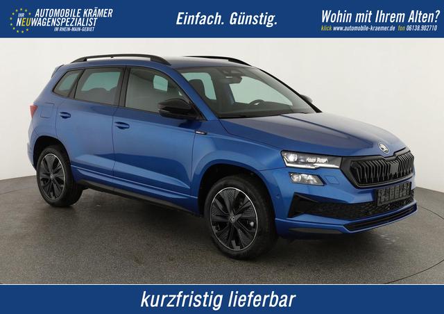 Skoda Karoq - Sportline 1.5 TSI DSG Sportline, Navi, CANTON, Matrix, AreaView, Side, Kamera, el. Klappe, FS-beheizbar, 5 J.-Garantie