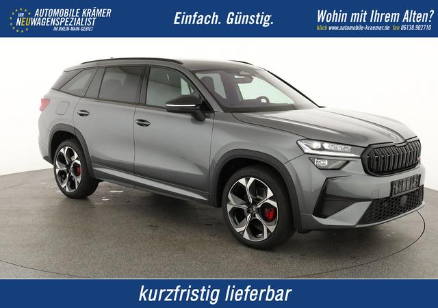 Skoda Kodiaq - 2.0 TSI 195 kW 4x4 RS DSG RS, AHK, Navi, Matrix, Canton, Side, FS-beheizbar, el. Klappe, Kamera, 20-Zoll, 5 J.-Garantie