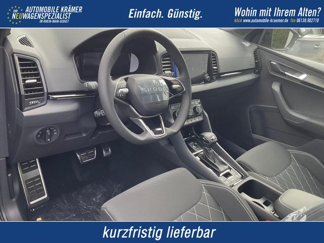 Skoda Karoq - Sportline 1.5 TSI DSG Sportline, Navi, CANTON, Matrix, AreaView, Side, Kamera, el. Klappe, FS-beheizbar, 5 J.-Garantie