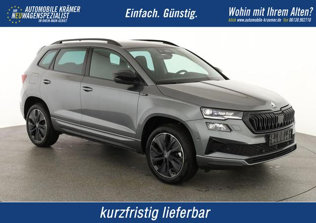 Skoda Karoq - Sportline 1.5 TSI DSG Sportline, Navi, CANTON, Matrix, AreaView, Side, el. Klappe, FS-beheizbar, 5 J.-Garantie
