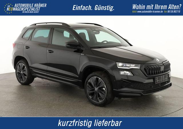 Skoda Karoq - Sportline 1.5 TSI DSG Sportline, AHK, Navi, CANTON, Matrix, AreaView, Side, Kamera, el. Klappe, FS-beheizbar, 5 J.-Garantie