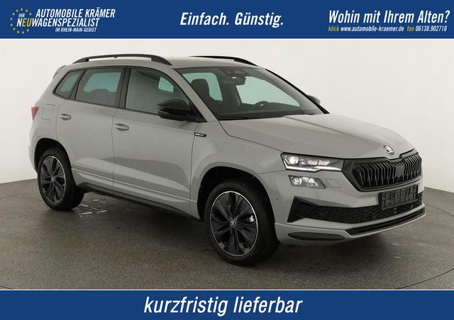 Skoda Karoq - Sportline 1.5 TSI DSG Sportline, AHK, Navi, CANTON, Matrix, AreaView, Side, Kamera, el. Klappe, FS-beheizbar, 5 J.-Garantie
