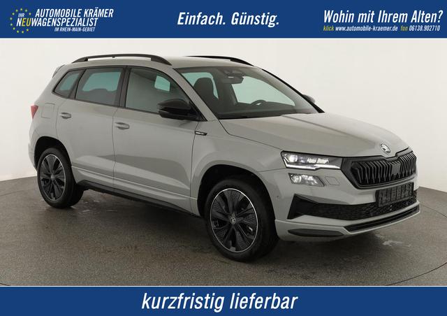 Skoda Karoq - Sportline 1.5 TSI DSG Sportline, Navi, CANTON, Matrix, AreaView, Side, el. Klappe, FS-beheizbar, 5 J.-Garantie