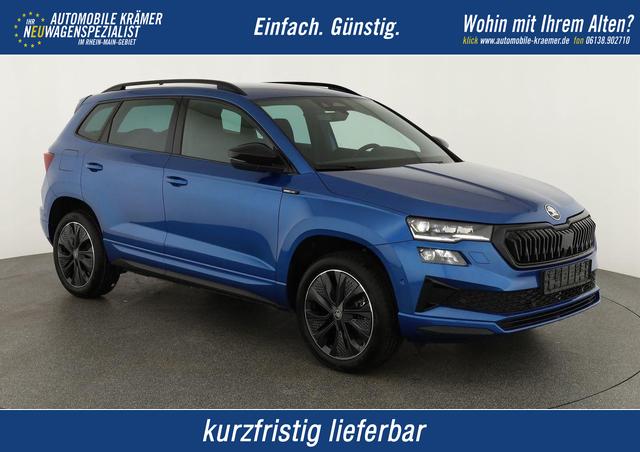 Skoda Karoq - Sportline 1.5 TSI DSG Sportline, AHK, Navi, CANTON, Matrix, AreaView, Side, Kamera, el. Klappe, FS-beheizbar, 5 J.-Garantie