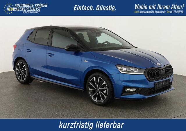 Skoda Fabia - Monte Carlo 1.5 TSI DSG Carlo, Ladeboden, LED, Kamera, App-Connect, 17-Zoll