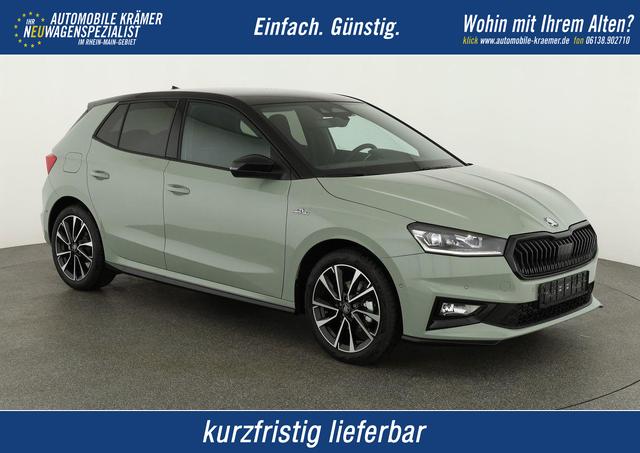 Skoda Fabia - Monte Carlo 1.5 TSI DSG Carlo, Ladeboden, LED, Kamera, App-Connect, 17-Zoll
