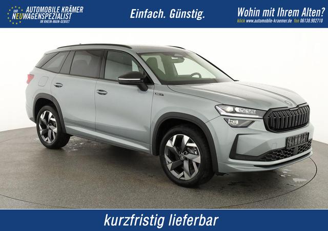 Skoda Kodiaq - 2.0 TDI 142 kW 4x4 Sportline DSG Sportline, AHK, Navi, Matrix, Canton, Side, FS-beheizbar, el-Klappe, Kamera, 19-Zoll, 5 J.-Garantie