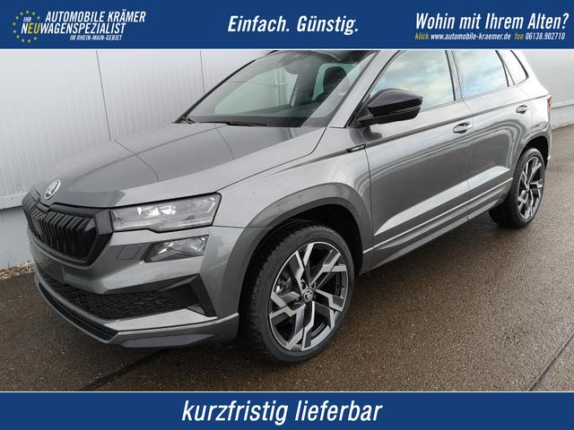 Skoda Karoq - Sportline 2.0TDI DSG 4x4 AHK Matrix Pano Sound Leder 19 Zoll