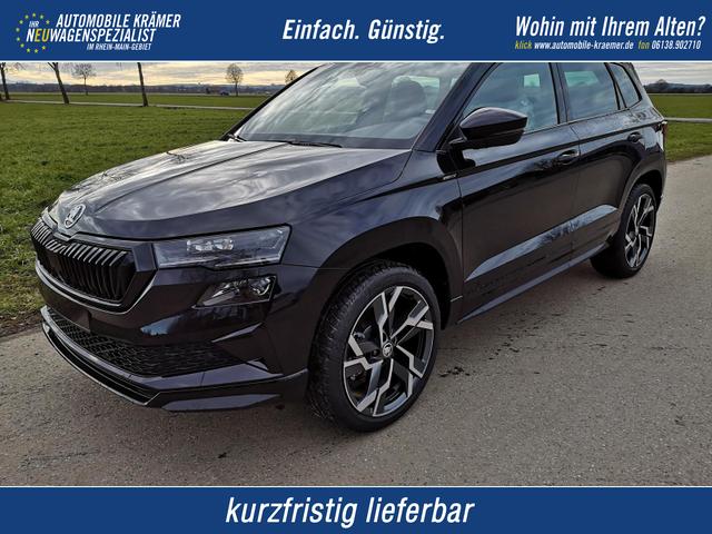 Skoda Karoq - Sportline 2.0TDI DSG 4x4 AHK Matrix Leder 19 Zoll