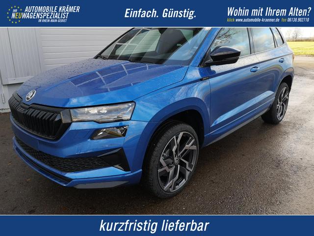Skoda Karoq - Sportline 2.0TDI DSG 4x4 AHK Matrix Pano Sound Leder 19 Zoll