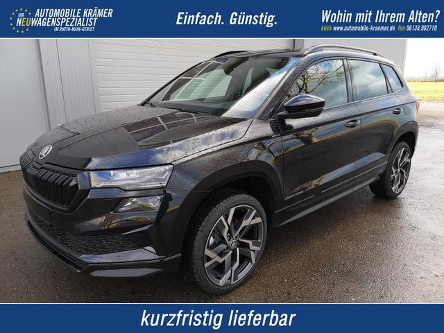 Skoda Karoq - Sportline 2.0TDI DSG 4x4 AHK Matrix Leder 19 Zoll