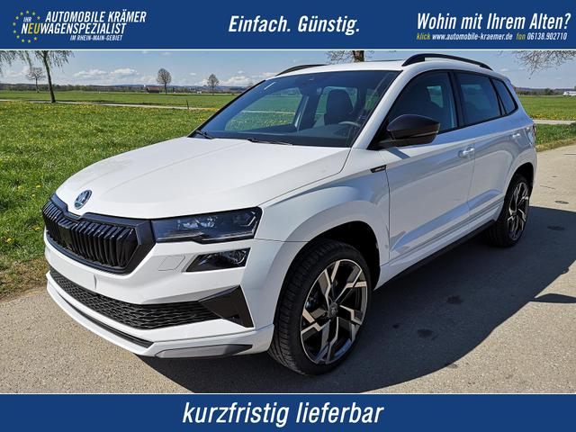 Skoda Karoq - Sportline 2.0TDI DSG 4x4 AHK Matrix Pano Sound Leder 19 Zoll