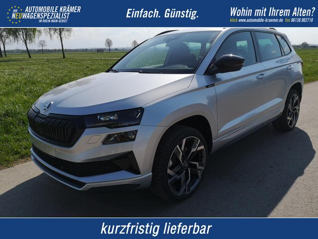 Skoda Karoq - Sportline 2.0TDI DSG 4x4 AHK Matrix Leder 19 Zoll