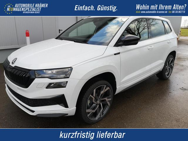 Skoda Karoq - Sportline 2.0TDI DSG 4x4 AHK Matrix Leder 19 Zoll