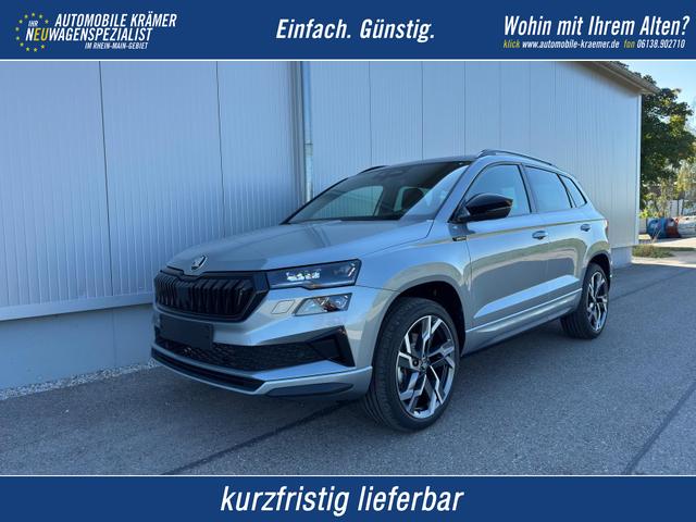 Skoda Karoq - Sportline 2.0TDI DSG 4x4 AHK Matrix Leder 19 Zoll