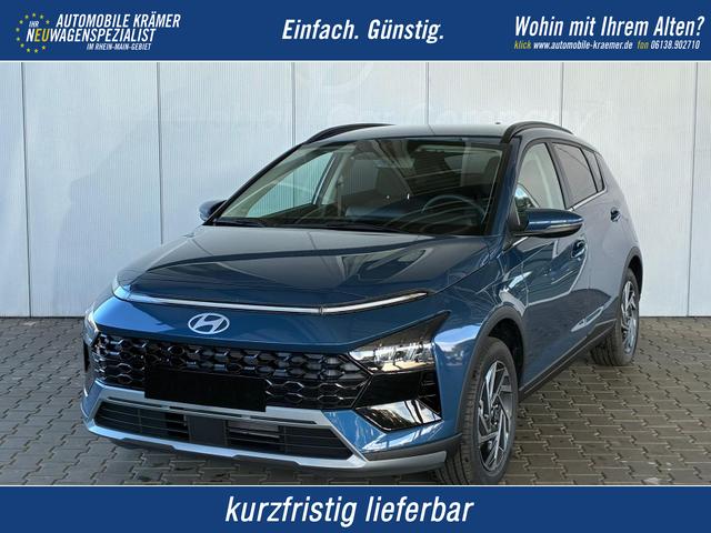 Hyundai BAYON - Premium 1.2 MPI / Navi Sitz + Lenkradheizung R&uuml;ckfahrkamera Tempomat Klimaautomatik Alu 16"
