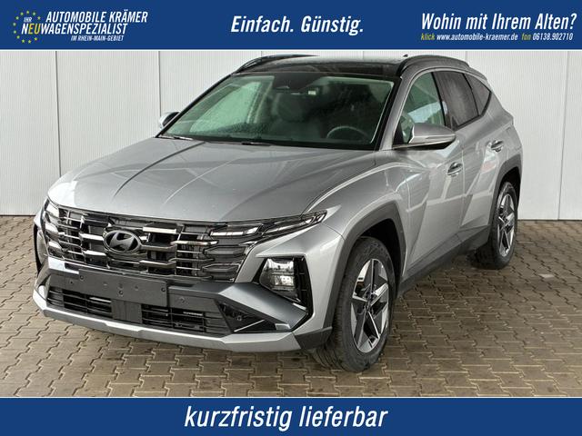 Hyundai TUCSON - E-Motion 1.6 T-GDi 2WD HEV / Panoramadach ACC LED Sitz + Lenkradheizung Navi PDC V&H Kamera Alu 18"