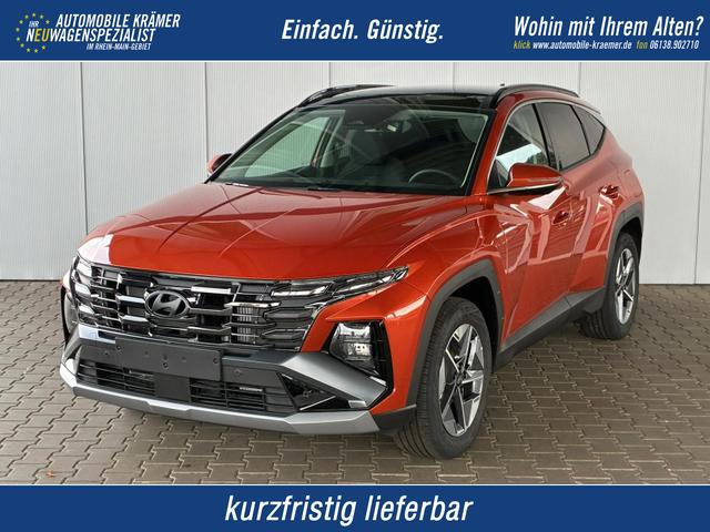 Hyundai TUCSON - E-Motion 1.6 T-GDI 2WD 48V DCT / Panoramadach ACC Sitz + Lenkradheizung LED Navi PDC V&H Kamera Alu 18"