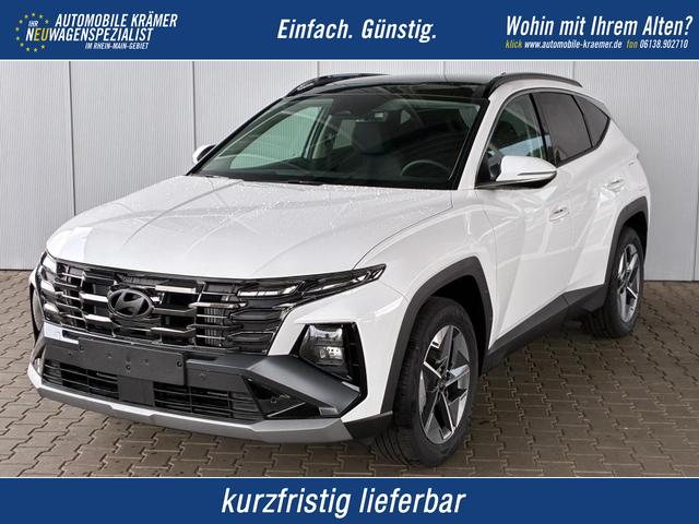 Hyundai TUCSON - E-Motion 1.6 T-GDI 2WD 48V DCT / Panoramadach ACC Sitz + Lenkradheizung LED Navi PDC V&H Kamera Alu 18"