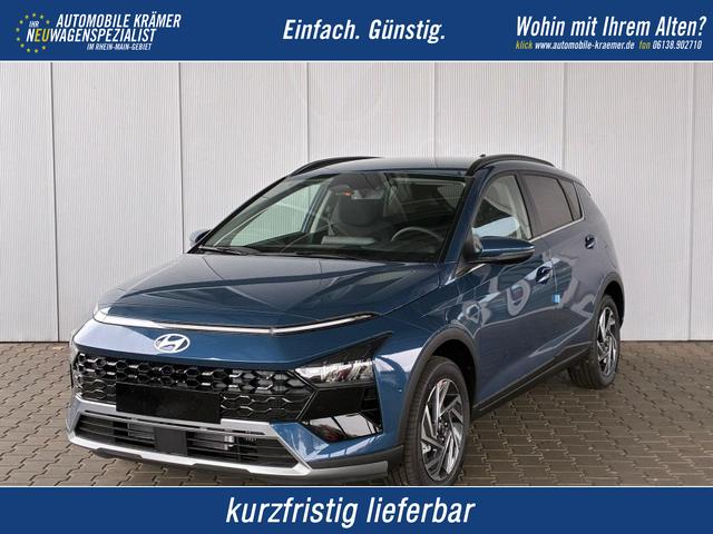 Hyundai BAYON - Premium 1.0 T-GDI 100 PS 48V 7DCT / Keyless ACC Soundsystem BOSE Sitz + Lenkradheizung LED Navi PDC V&H Kamera Totwinkel Alu 16"