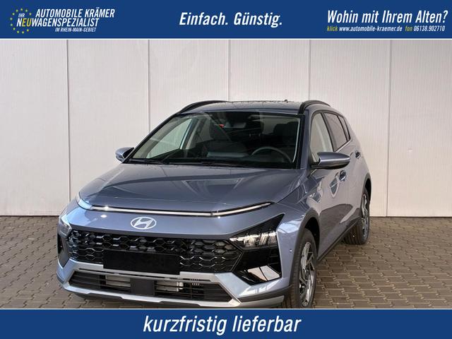 Hyundai BAYON - Premium 1.0 T-GDI 100 PS 48V 7DCT / Keyless ACC Soundsystem BOSE Sitz + Lenkradheizung LED Navi PDC V&H Kamera Totwinkel Alu 16"
