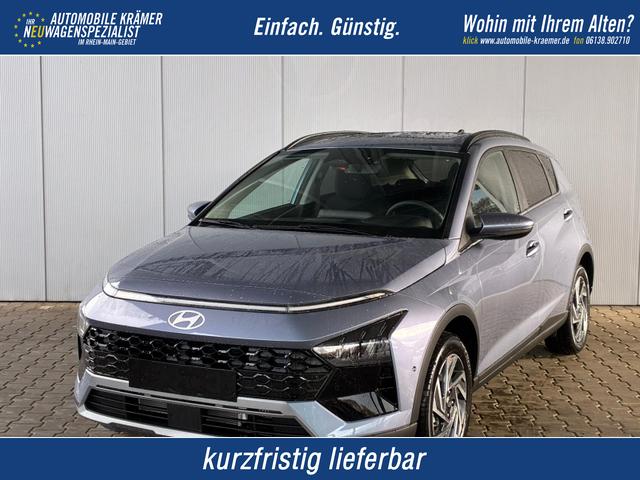 Hyundai BAYON - Premium Sky 1.0 T-GDI 100 PS 48V 7DCT / Keyless ACC Soundsystem BOSE Sitz + Lenkradheizung LED Navi PDC V&H Kamera Totwinkel Alu 16"