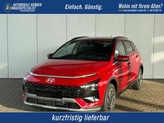 Hyundai BAYON - Premium 1.0 T-GDI 100 PS 48V 7DCT / Keyless ACC Soundsystem BOSE Sitz + Lenkradheizung LED Navi PDC V&H Kamera Totwinkel Alu 16"