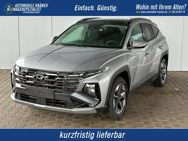 Hyundai TUCSON - E-Motion 1.6 T-GDi 2WD HEV / Panoramadach ACC LED Sitz + Lenkradheizung Navi PDC V&H Kamera Alu 18"