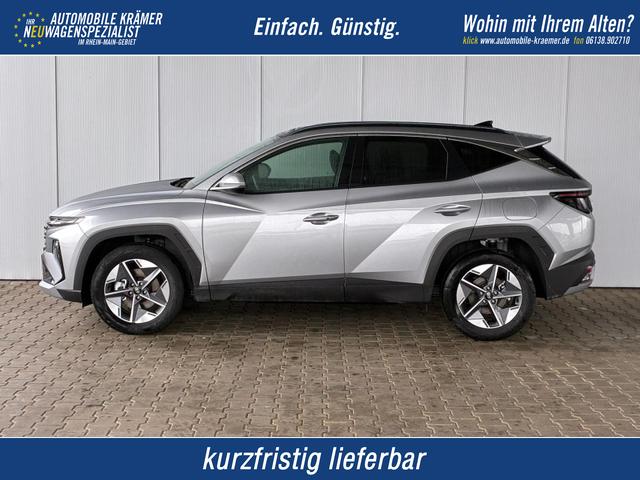 Hyundai TUCSON - E-Motion 1.6 T-GDi 2WD HEV / Panoramadach ACC LED Sitz + Lenkradheizung Navi PDC V&H Kamera Alu 18"