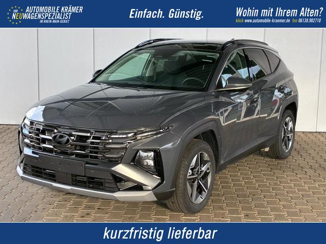Hyundai TUCSON - E-Motion 1.6 T-GDi 2WD HEV / Panoramadach ACC LED Sitz + Lenkradheizung Navi PDC V&H Kamera Alu 18"
