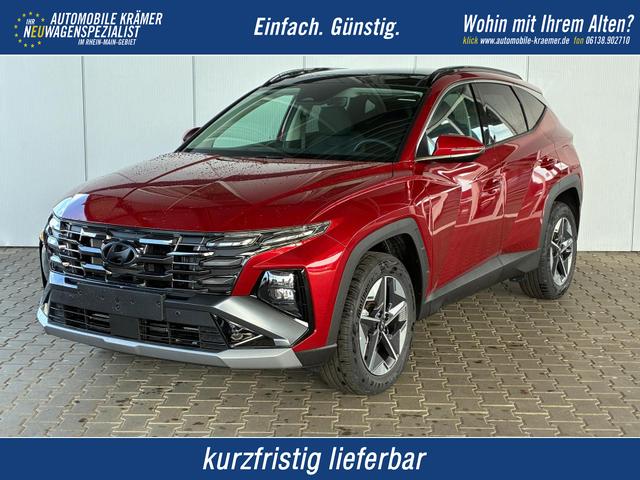 Hyundai TUCSON - E-Motion 1.6 T-GDi 2WD HEV / Panoramadach ACC LED Sitz + Lenkradheizung Navi PDC V&H Kamera Alu 18"