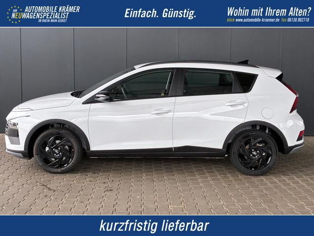 Hyundai BAYON - Blackline 1.0 T-GDI 6MT / LED Sitz + Lenkradheizung Navi Tempomat Alu 16"