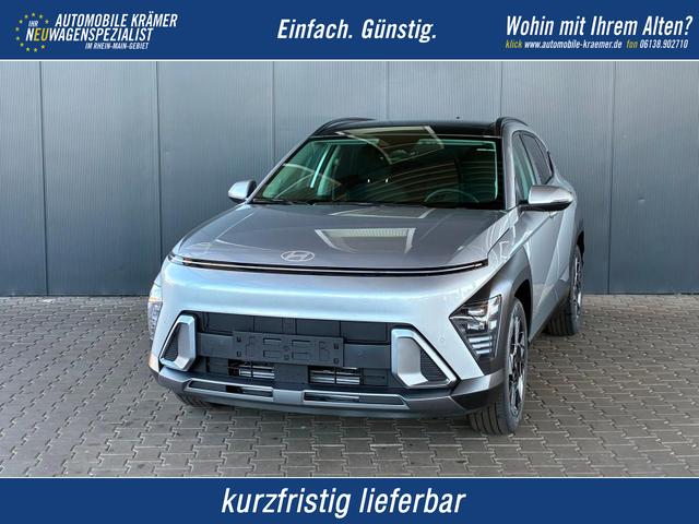 Hyundai KONA - Comfort Plus 1.6 T-GDI DCT 4WD / Navi ACC Keyless Sitz + Lenkradheiz. Schiebedach LED Alu 18"
