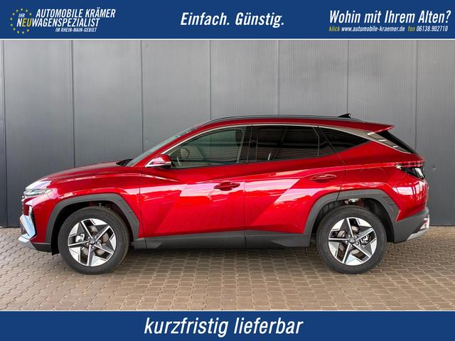 Hyundai TUCSON - Comfort Plus 1.6 T-GDI 4WD 7DCT / Matrix-LED ACC Teilleder Shz vo+hi + Lenkradheizung Elek. Heck Alu 18"