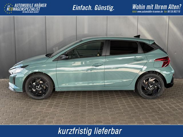 Hyundai i20 - Smart 1.0 T-GDi 90PS 6MT Black Pack / Kamera Navi Fernlichtassistent Spurhalteassistent Tempomat Sitz + Lenkradheizung