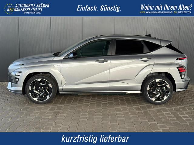 Hyundai KONA Elektro - N-Line 64,8 kWh / Head-up 360 Grad Sitzheizung + Bel&uuml;ftung ACC Keyless Totwinkel LED Alu 19''