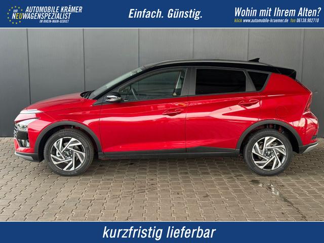Hyundai BAYON - Comfort Plus 1.0 T-GDI 7-DCT AT / Tempomat Kamera PDC vorne + hinten Keyless Lenkrad Sitzheizung LED Alu 16''