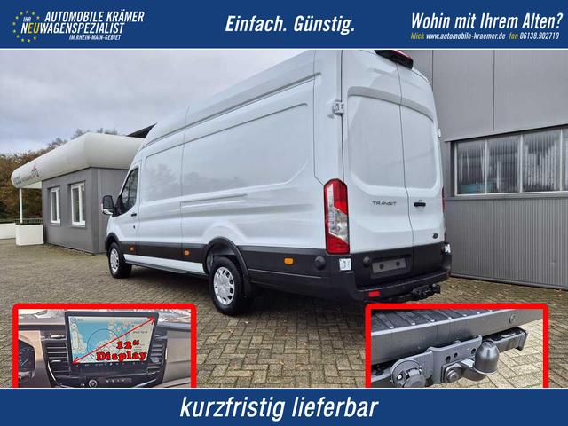 Ford Transit - 350 L4H3 2.0 EcoBlue 130PS Trend Heckantrieb 3,5t 2-Sitzer AHK Sitzheizung Frontscheibe beheizb. Klimaautomatik Navi PDC v+h Bluetooth DAB Apple CarPlay Android Auto Tempomat Ganzj.Reifen