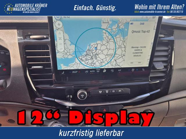 Ford Transit - 350 L4H3 2.0 EcoBlue 130PS Trend Heckantrieb 3,5t 2-Sitzer AHK Sitzheizung Frontscheibe beheizb. Klimaautomatik Navi PDC v+h Bluetooth DAB Apple CarPlay Android Auto Tempomat Ganzj.Reifen